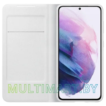 Чехол Samsung Smart LED View Cover для Galaxy S21 (серый) картинка 2